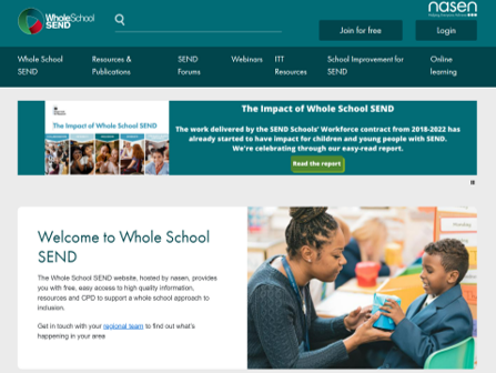 1 Whole school send website