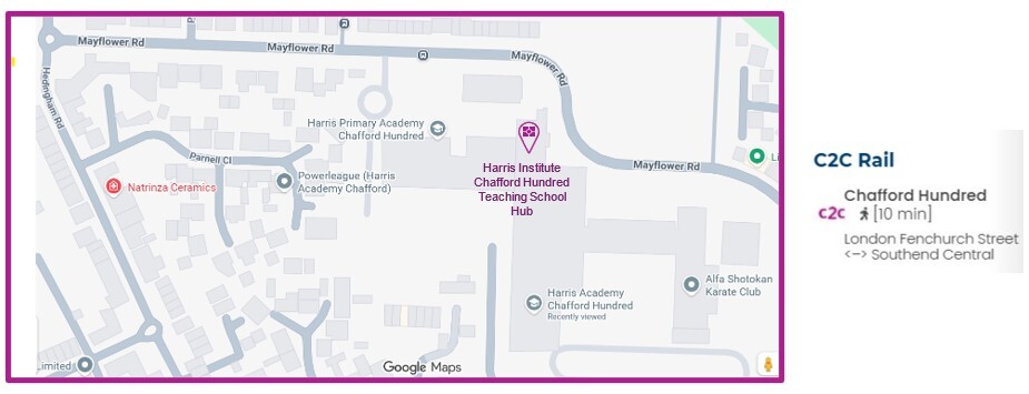 Chafford how to find us